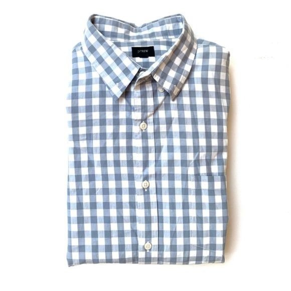 J. Crew Other - J. Crew Mens Gingham Button Down Shirt